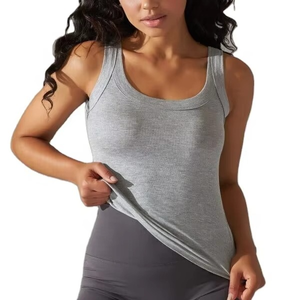 Custom Colors Women Gym Tank <b>Top</b> Seamless Sleeveless Fitness Workout Yoga <b>Top</b> Stretch Activewear Custom Logo Wholesale Supplier - Product Image 1