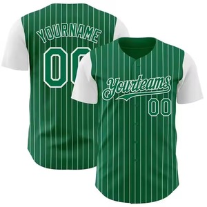Proveedor de Uniformes Deportivos Personalizados, Jersey de Béisbol a Rayas, Transpirable, de Secado Rápido, para Equipos, Servicio OEM y ODM, Venta al Por Mayor - Product Image 5