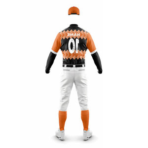 OEM Plus Size Top Selling Button Up Design Jersey Sublimation Stripe Design Printed Softball Adults Men's <b>Baseball</b> Uniform <b>Sets</b> - Product Image 6