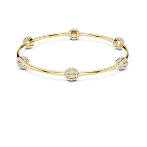 Bracelet en or jaune 14 carats avec diamant rond cultivé en laboratoire pour femmes |   Vêtements de mariage |   Nouveau diamant cultivé - Product Image 1