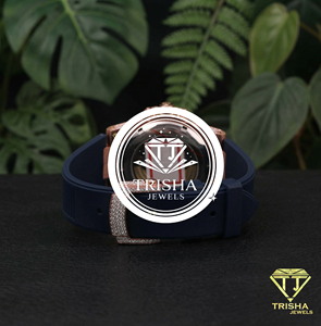 Reloj de negocios de lujo para hombre, reloj de pulsera analógico de cuarzo, banda de silicona azul, construcción de acero inoxidable, reloj de moda de primera calidad - Product Image 4