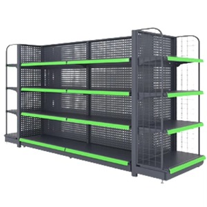 Exhibidores de Hierro Resistentes para Supermercados y Tiendas de Conveniencia con 4 Estantes de Alta Capacidad para Máximo Almacenamiento - Product Image 2