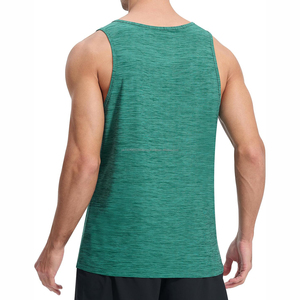 Débardeur de sport décontracté pour homme, couleur unie, vente en gros, nouveau, vêtements de sport doux, tricot, haut musculaire - Product Image 3