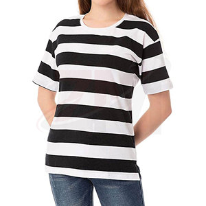 Camiseta Holgada de Algodón para Mujer, Tejido Suave y Transpirable, Corte Holgado Informal, Ropa de Calle de Verano, Moda Diaria - Product Image 2