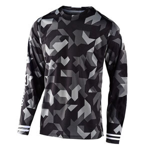 Maillot de motocross neuf, équipe de course, manches longues, 100% polyester, maillot de course personnalisé, vêtements de course moto et auto - Product Image 1