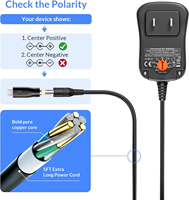 Adaptateur secteur universel 12W, alimentation 3V-12V, tension réglable, cordon d'alimentation de remplacement pour routeur, haut-parleur, caméra CCTV, téléphone