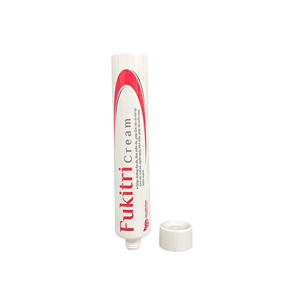 Tube cosmétique blanc en PE avec bouchon à vis, emballage pour crème, conteneur personnalisé avec logo imprimé brillant pour les soins de la peau - Product Image 3