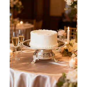 Stylish Design Gold Color Elegant And Sturdy Metal Cake Stand Perfect for Weddings Parties And <b>Dessert</b> Displays Stylish Design - Product Image 2