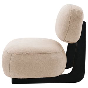 Phia Camel <b>Upholstered</b> Armless Accent <b>Chair</b> for Living Room - Product Image 6