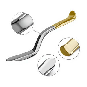 เครื่องถ่างปากคุณภาพพรีเมียม Minnesota Cheek Retractor ขนาด 5.5 นิ้ว พร้อมด้ามจับสีทอง ผลิตจากเหล็กกล้าไร้สนิมเกรดผ่าตัด สำหรับงานทันตกรรม - Product Image 1