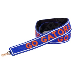 Cinturón Ajustable de Moda con Cuentas, Ligero, Azul y Naranja, con Diseño 'Go Gators' para Día de Partido Especial, Combinaciones de Colores Personalizadas, Hecho a Mano 2026 - Product Image 1