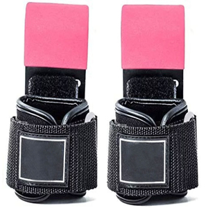 Ganchos de Levantamiento de Pesas Resistentes Personalizados con Soporte para Muñeca, Ganchos de Entrenamiento de Fuerza para Hombres - Product Image 1