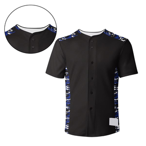 Maillot de baseball adulte haute qualité, 100 % polyester, tissu sublimé, respirant, pour tenue officielle d'équipe de baseball - Product Image 4