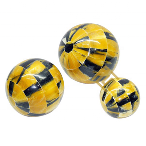 2025 nuevo diseño de decoraciones de bolas de Metal de alta calidad colorido moderno lujo accesorios para el hogar diseño antiguo tamaño personalizado al por mayor - Product Image 2