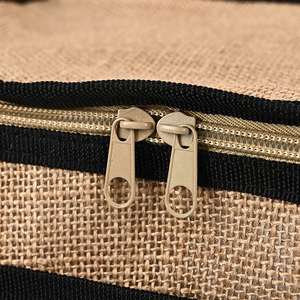 Bolsa de Yute Marrón Natural para Almuerzo con Impresión Personalizada y Servicio OEM - Product Image 4