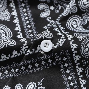 เสื้อเชิ้ตฮาวายลายเพสลีย์ แขนสั้น สไตล์ลำลองสำหรับวันหยุดพักผ่อน ผลิตจากผ้าสแปนเด็กซ์/โพลีเอสเตอร์ ระบายอากาศได้ดี แห้งเร็ว เป็นมิตรต่อสิ่งแวดล้อม - Product Image 5