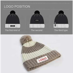 Gorro Casual de Primera Calidad con Logotipo Personalizado Impreso con Método de Impresión Digital, Gorro de Punto Cálido para Invierno al por Mayor, Gorro Jacquard - Product Image 4