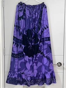 High Street Style Lockdown <b>Skirts</b> Women's Mid-Calf Pleated <b>Elastic</b> Waist Polynesian Print <b>Skirt</b> Anti-Pilling Wholesale - Product Image 1