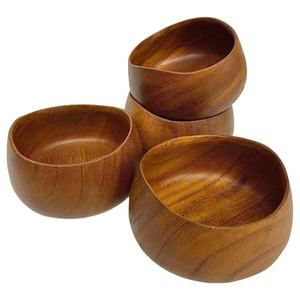 High demanding <b>wooden</b> bowls made of acacia wood premium quality wood bowl <b>set</b> for <b>food</b> serving from Indian exporter - Product Image 1