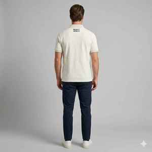 เสื้อโปโลลำลองแบบใหม่สำหรับผู้ชาย และเสื้อโปโลสีพื้นแบบใหม่ขายดีพร้อมโลโก้สั่งทำสำหรับผู้ชาย - Product Image 2