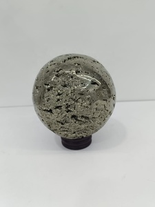 Esfera de Cristal de Pirita Pulida, Mineral Natural, Artículo de Colección, Globo Decorativo, Feng Shui, Sanación, Atracción de Dinero - Product Image 3