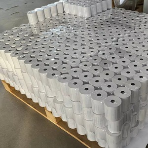 Rollo de Papel Térmico para Caja Registradora de Doble Capa de Alta Calidad al por Mayor, 80x80mm, 48GSM, 55GSM, 58GSM, 60GSM, 65GSM, 70GSM, 75GSM, 80GSM - Product Image 2