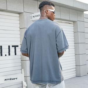 T-shirt d'été pour homme à prix bas, lourd, respirant, en coton, à séchage rapide, streetwear - Product Image 3