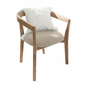 Table de salle à manger d'extérieur moderne en teck massif, résistante aux intempéries, design carré, ensemble de meubles de jardin pour 4 personnes - Product Image 3
