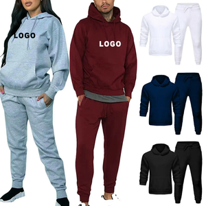 Unisex Plain Pullover Hoodie and <b>Jogger</b> <b>Set</b> Casual Fleece Sweat Suit <b>Matching</b> Tracksuit Two Piece Outfit Multiple Colors - Product Image 3