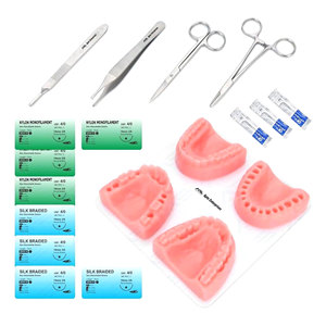 Kit complet de formation aux sutures chirurgicales pour étudiants en médecine - Réutilisable, de haute qualité, kit complet d'entraînement aux sutures médicales - Product Image 1