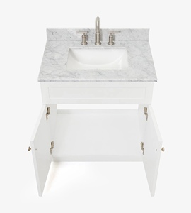 Wholesale Felix 31 Inch <b>Bathroom</b> Vanity <b>Cabinet</b> Single Sink <b>Cabinet</b> Only 4 Finish Options Wholesale Vietnam Factory - Product Image 5