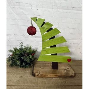 Décoration de sapin de Noël moderne et élégante en bois et MDF pour les intérieurs - Product Image 1