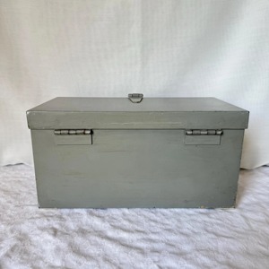 Classic Metal Trunk <b>Box</b> Perfect For Old Memorabilia <b>Keepsakes</b> And Long Term Storage Durable Quality Handcrafted From India - Product Image 4