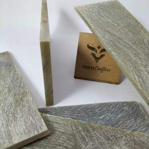 Escamas de cuerno de búfalo y buey negras naturales, material artesanal duradero hecho a mano a precio de mayoreo - Product Image 4