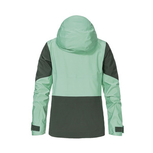 Traje de esquí y snowboard personalizado con bloques de color y estampado digital, pantalones con peto, unisex, de invierno, con capucha gruesa, transpirable, impermeable y con cremallera. - Product Image 5