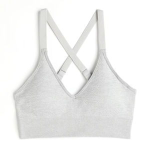 Sujetador Deportivo Personalizado para Mujer, de Alta Calidad, Ligero, Tallas Grandes, Transpirable, Ecológico, Reversible, Servicio OEM, Logotipo Personalizado - Product Image 1