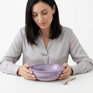 Handmade Polished Eco-Friendly Resin Modern Luxury Design Stackable Dishwasher Safe <b>Bowl</b> Stocked for Food Serving Gifting - Product Image 1