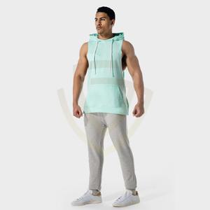 Ropa deportiva de invierno, sudadera sin mangas para gimnasio, camiseta sin mangas con corte tipo stringer, camisetas de tirantes para culturismo, sudaderas con capucha para gimnasio - Product Image 4