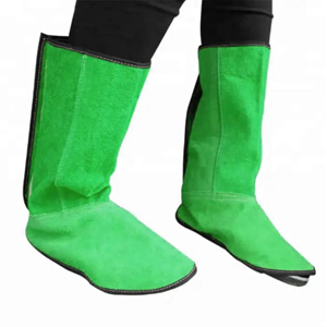 Calzado de Soldadura de Cuero Dividido de Primera Calidad, Resistente a las Llamas, Protector de Pies para Soldador, Cubre Calzado de Trabajo de Cuero - Product Image 4