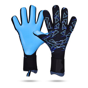 Gants de gardien de but de football pour jeunes, professionnels et abordables, en latex épais avec protection des doigts, en vente, en matériau PU - Product Image 1