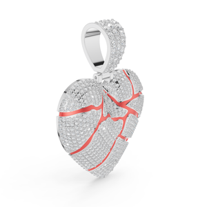 Colgante de Plata de Ley 925 Aurum Diam con Moissanita de Corte Brillante para Niños, Diseño de Muñeco de Nieve, Chapado Personalizable - Product Image 6