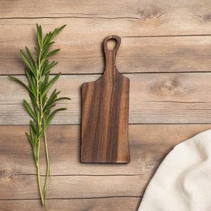 Juego de 3 Tablas de Cortar de Madera de Acacia Runwan, Personalizadas, Aptas para Cuchillos, Ecológicas, Aptas para Lavavajillas, 1.5 cm de Grosor, Rectangulares - Product Image 6