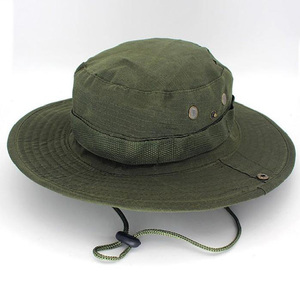 Sombrero Boonie de Ala Ancha al por Mayor, Transpirable, con Malla, Protección Solar, para Pesca, Senderismo, Safari, OEM, MOQ - Product Image 3