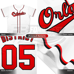 Maillot de baseball demi-boutonné et entièrement boutonné, grande taille, respirant, séchage rapide, 100 % polyester, équipement essentiel pour les équipes et les fans, pantalon flexible - Product Image 5