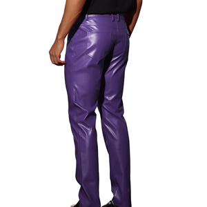 Wholesale Price Custom Made Cowhide <b>Leather</b> <b>Pants</b> <b>Men</b> Lightweight Breathable Waterproof Eco-Friendly High Quality High Waist - Product Image 6