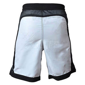 Modern Stretch MMA Shorts with Front Logo for Active Athletes-Lightweight Durable Breathable Supporting Flexibility Easy <b>Motion</b> - Product Image 2