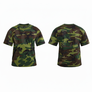 เสื้อยืดคอตตอนพิมพ์ลายพรางแบบสบายๆ สั่งทำได้ตามต้องการ สำหรับผู้ชาย ขายส่ง - Product Image 6