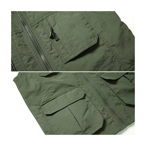 เสื้อกั๊กปักลายสำหรับผู้ชายเสื้อผ้าแนวสตรีทฮิปฮอปสำหรับล่าสัตว์ - Product Image 4