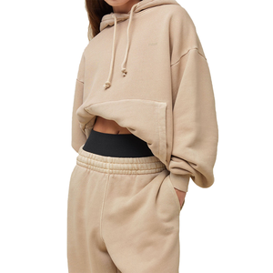 Chándal de invierno personalizado con bordado y lavado ácido de alta resistencia |   Conjunto Deportivo Informal con Sudadera con Capucha y Pantalones Largos |   OEM/ODM Transpirable y Resistente al Viento - Product Image 1