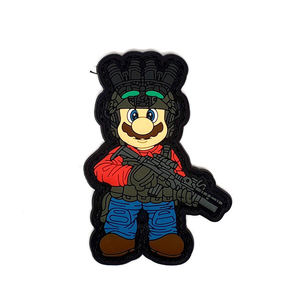 Parches de logotipo de PVC y caucho personalizados con cierre de velcro para mochilas, ropa, gorras y marcas de ropa deportiva - Product Image 3